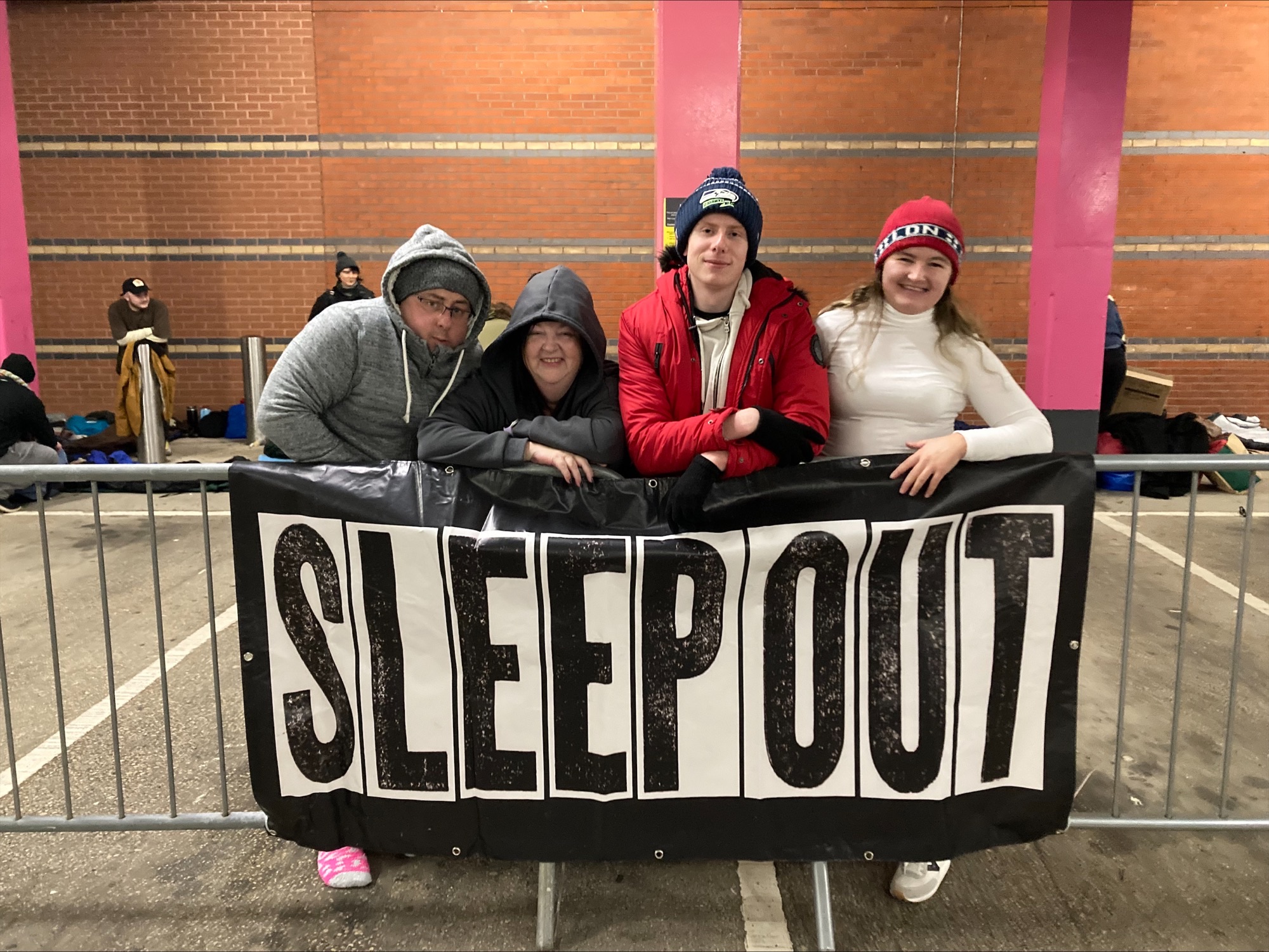 PM Roundabout Sleep Out Team