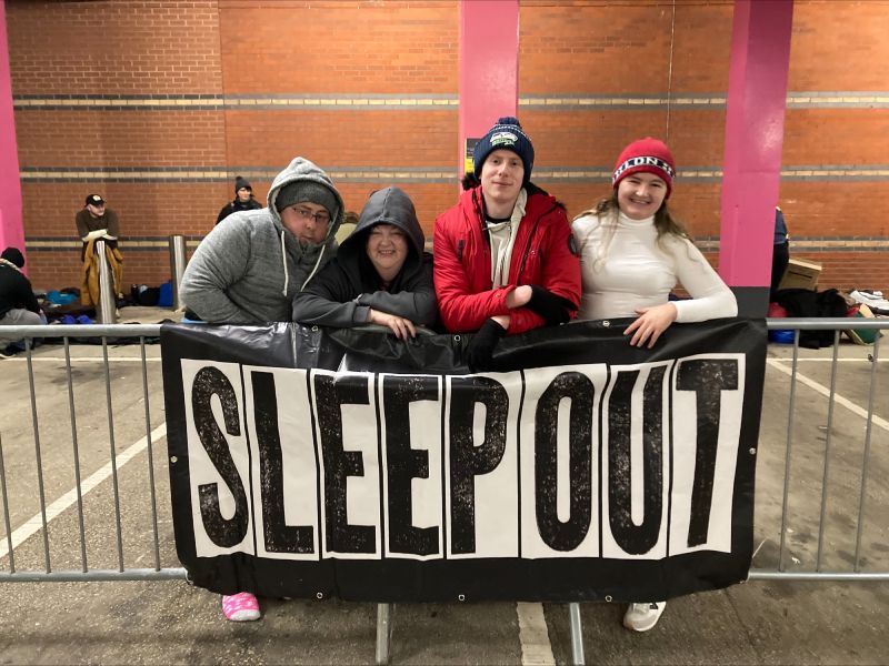 PM Law Group Staff at the Roundabout Sleepout PM Law Group staff pictured at the Roundabout charity sleepout to raise money for homeless youth