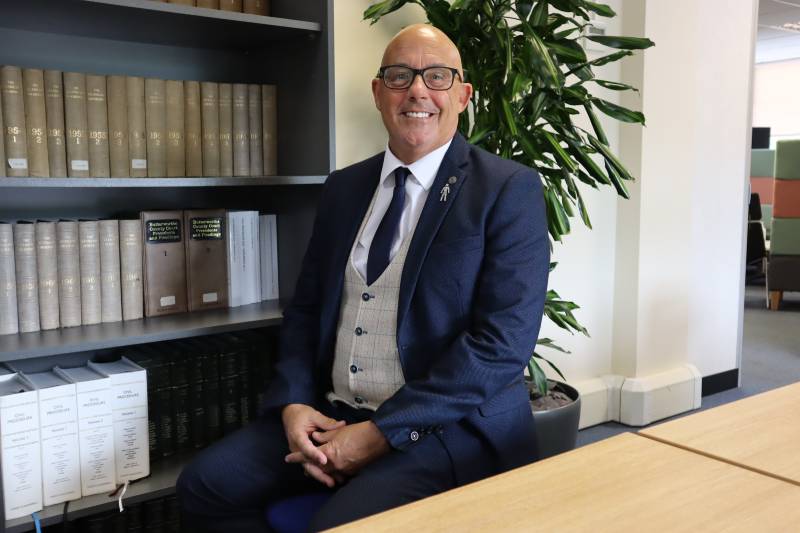 An image of Andrew Crookes, Director of Process and Systems at the PM Law Group
